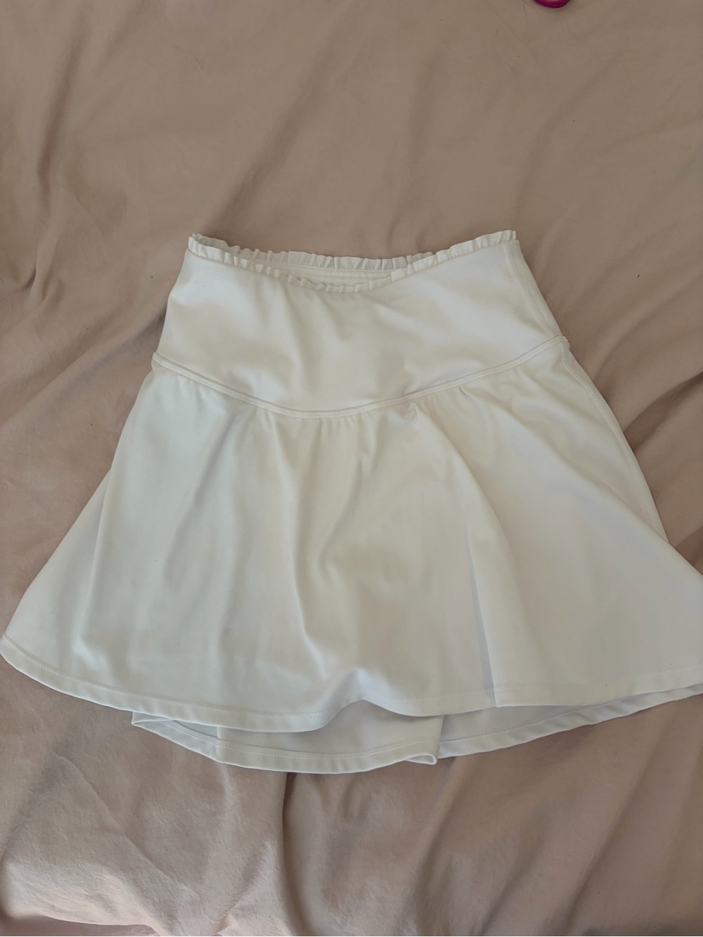 Yogalicious White Circle Skater Skirt